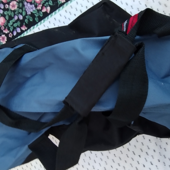 Black and Blue Duffel Bag - Picture 2 of 7